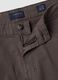 Brown regular-fit stretch cotton twill trousers_1