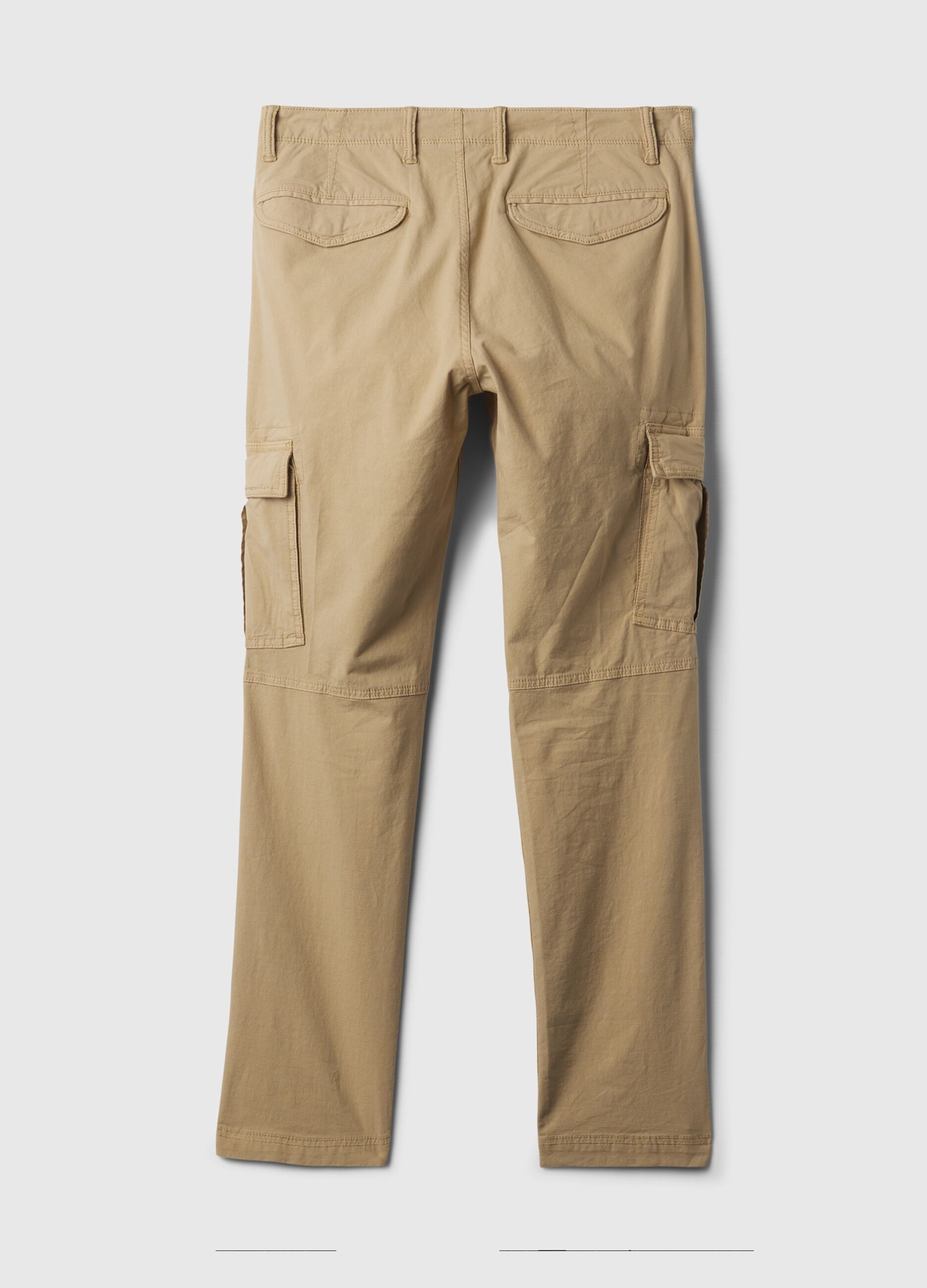 Cargo trousers in stretch cotton
