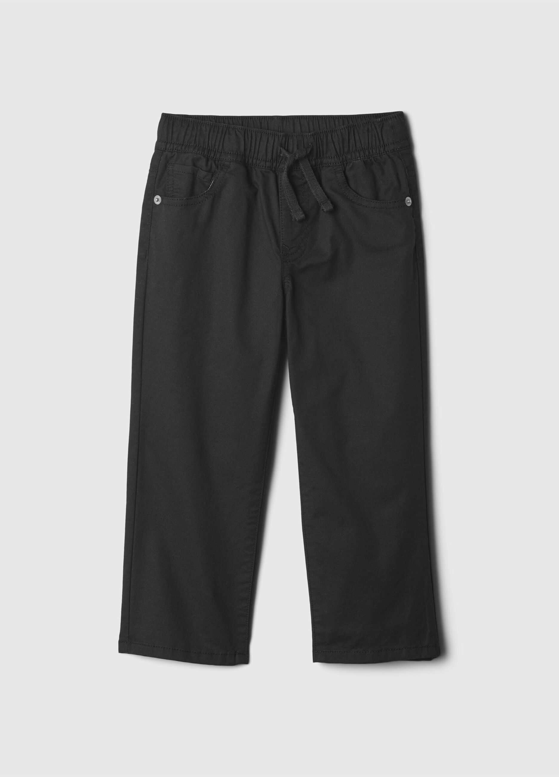 Chino trousers with drawstring