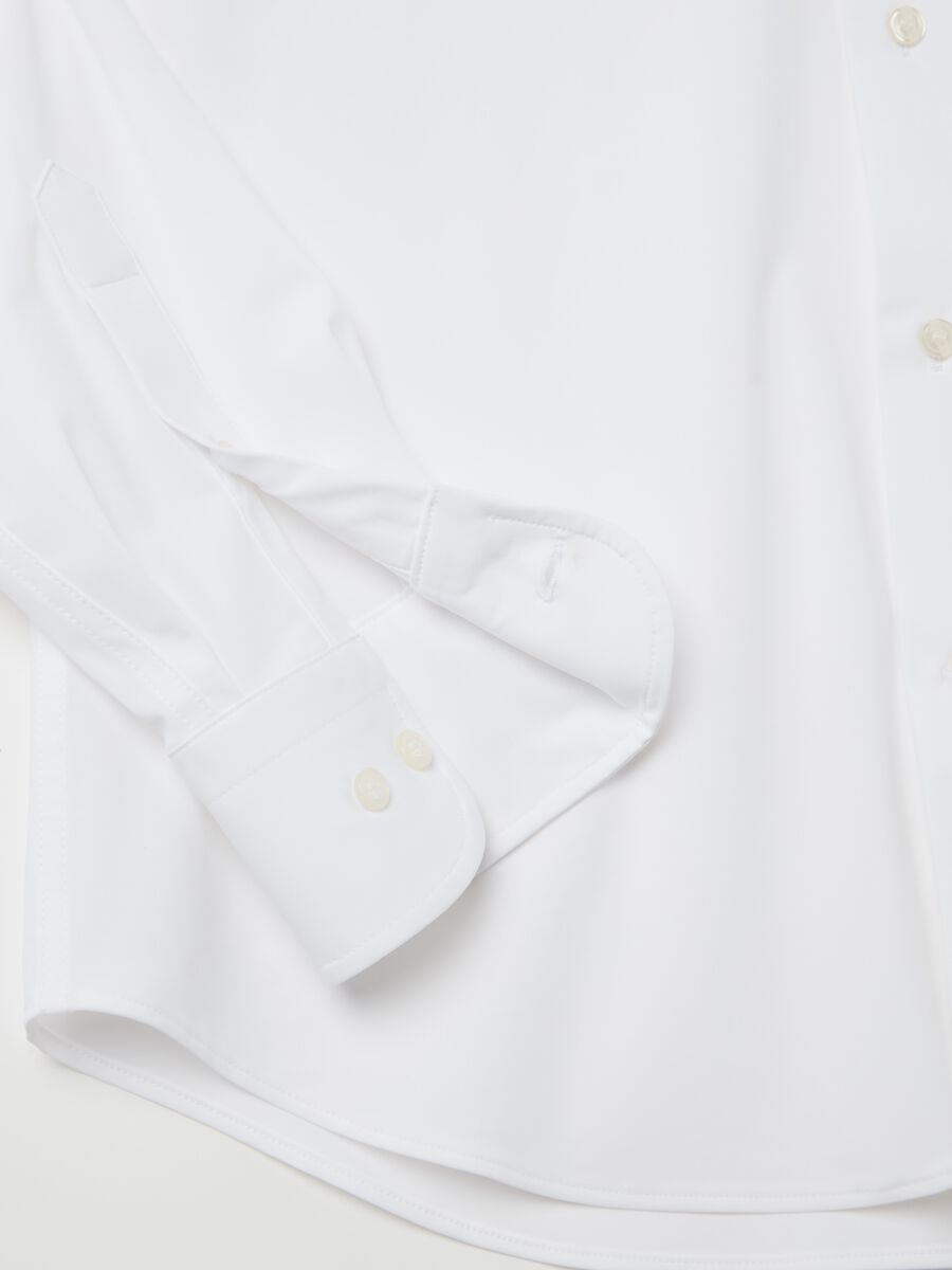 Contemporary easy-iron shirt in technical fabric_5