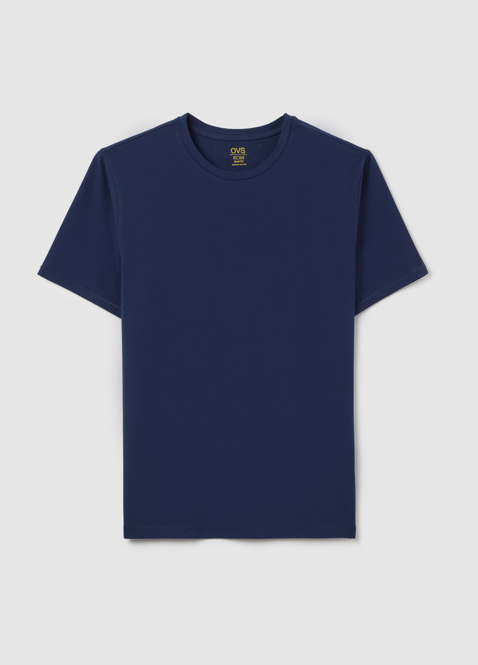 Slim-fit T-shirt in organic cotton