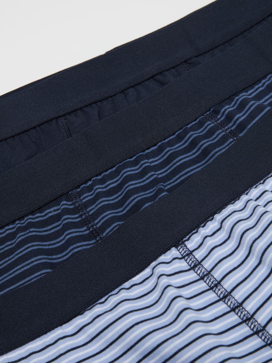 Five-pack striped cotton boxer shorts_5