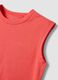 Red organic cotton printed vest top_2