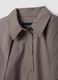 Multicolour stretch-cotton shirt with scarf collar_5