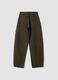 Green pure cotton barrel-fit jeans_6