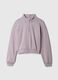 Half-zip cropped sweatshirt_3