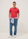 Red pure cotton short sleeve T-shirt regular fit_1