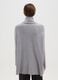 Grey long regular fit jumper with high neck_2