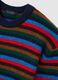 Multicolour Stripe Regular Fit Sweater_1