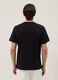 Black pure cotton short-sleeve T-shirt_3
