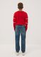 Blue pure cotton regular-fit jeans for boys_1
