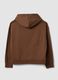 Brown cotton-blend regular-fit hoodie_2