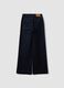 Blue wide-leg jeans in stretch cotton_6