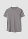 Grey pure cotton regular fit t-shirt_4