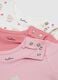 Baby girl multicolour cotton bodysuit tripack with teddy bears_3