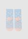 Girls' Multicolour Cotton Non-slip Socks_1