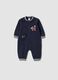 Black organic cotton babygrow with Harry Potter embroidery_0