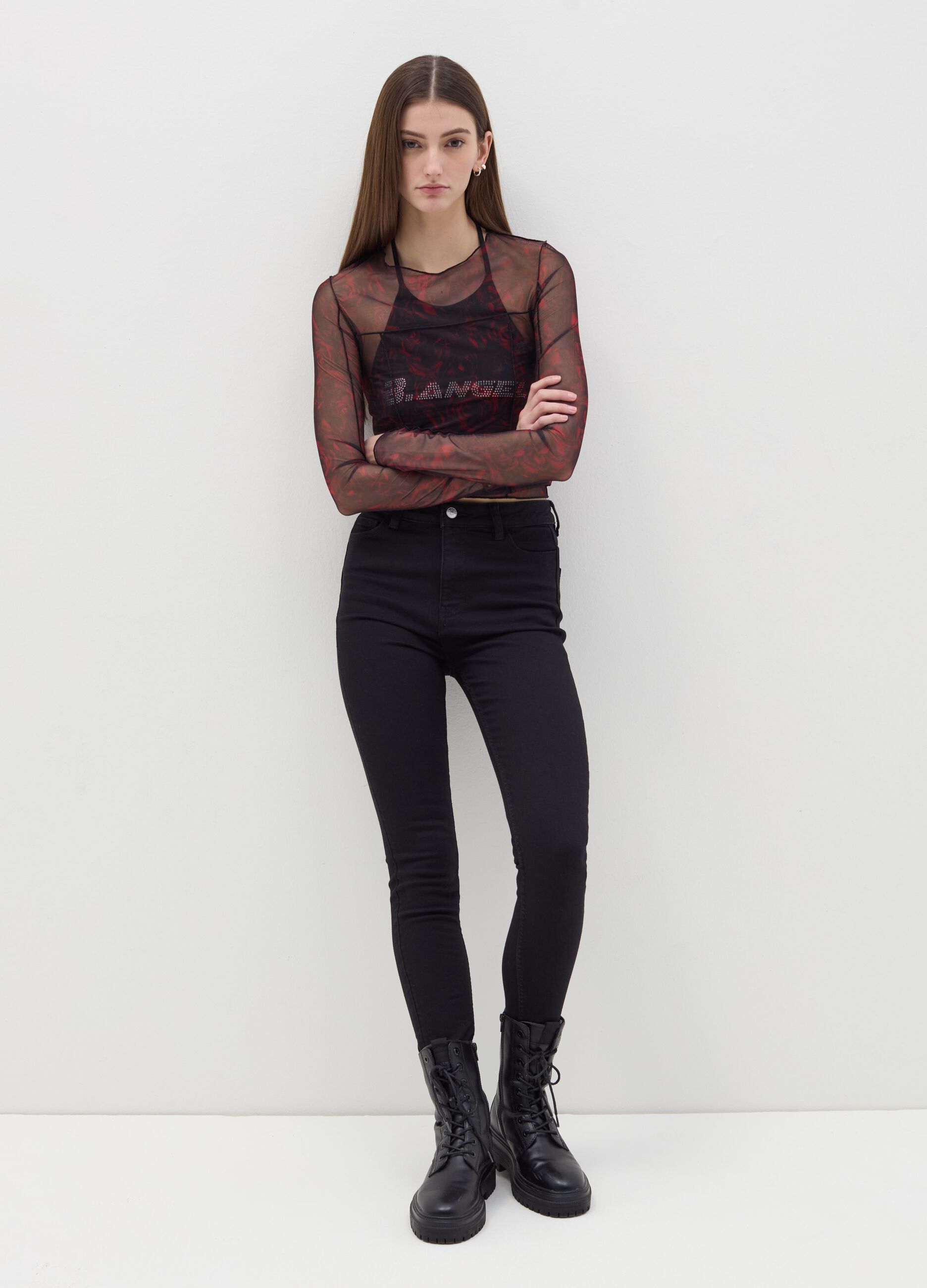 Skinny-fit jeans with five pockets