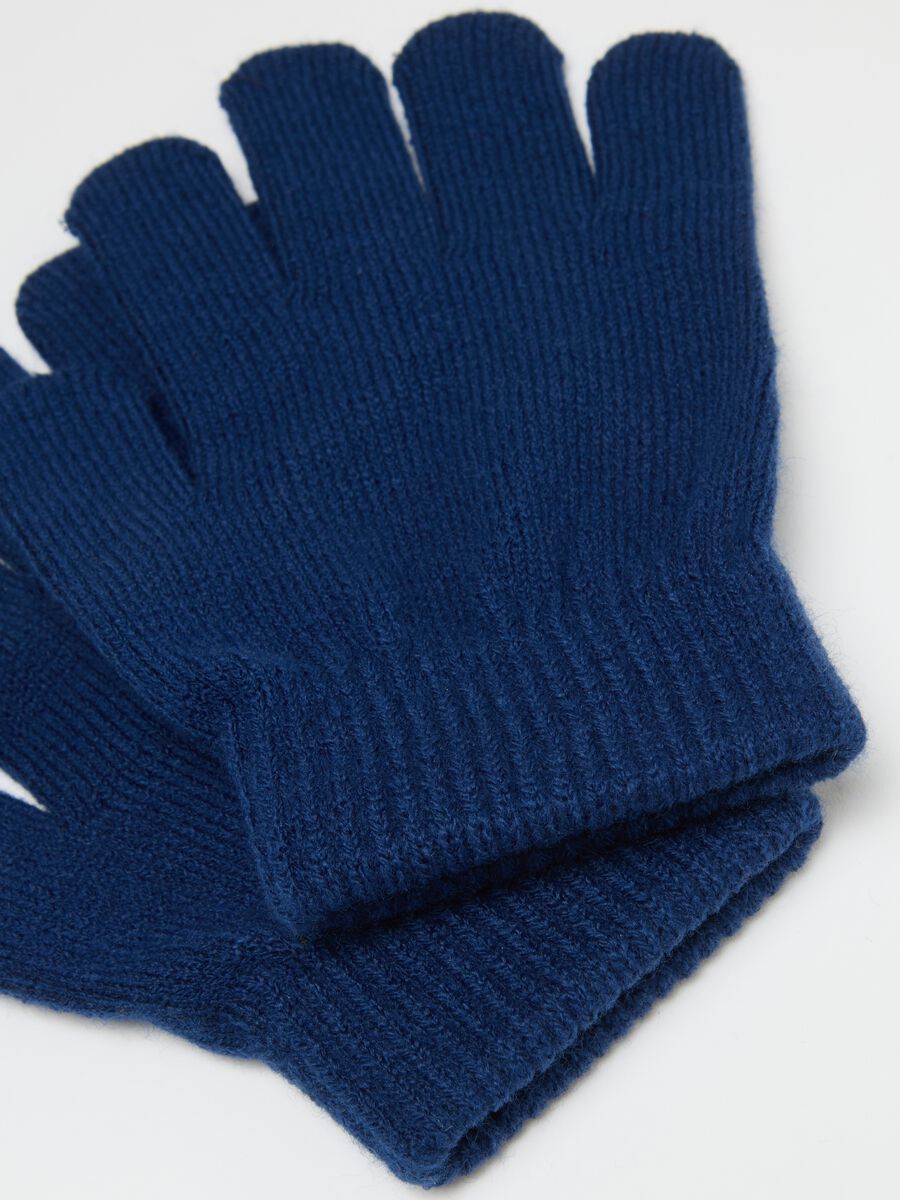 Blue Children's Gloves Twin Pack_2