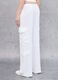 White Linen Wide-Leg Cargo Trousers_3