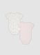 2-pack of pink and white organic cotton short-sleeve bodysuits for baby girls_1