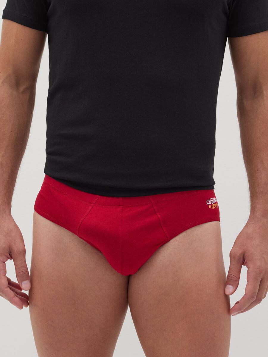 Briefs with Christmas print_1