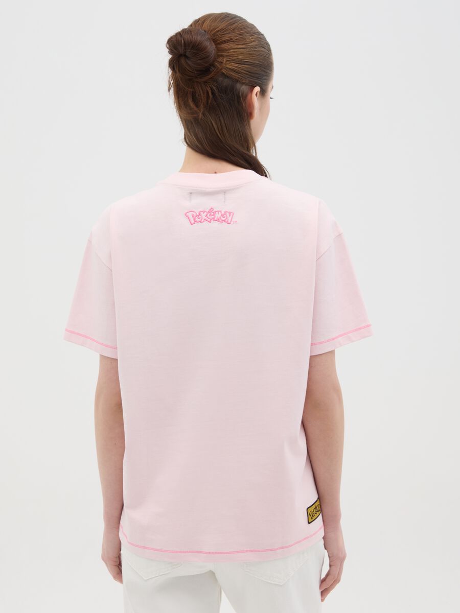 Pink Mew Cotton Manga T-shirt_3