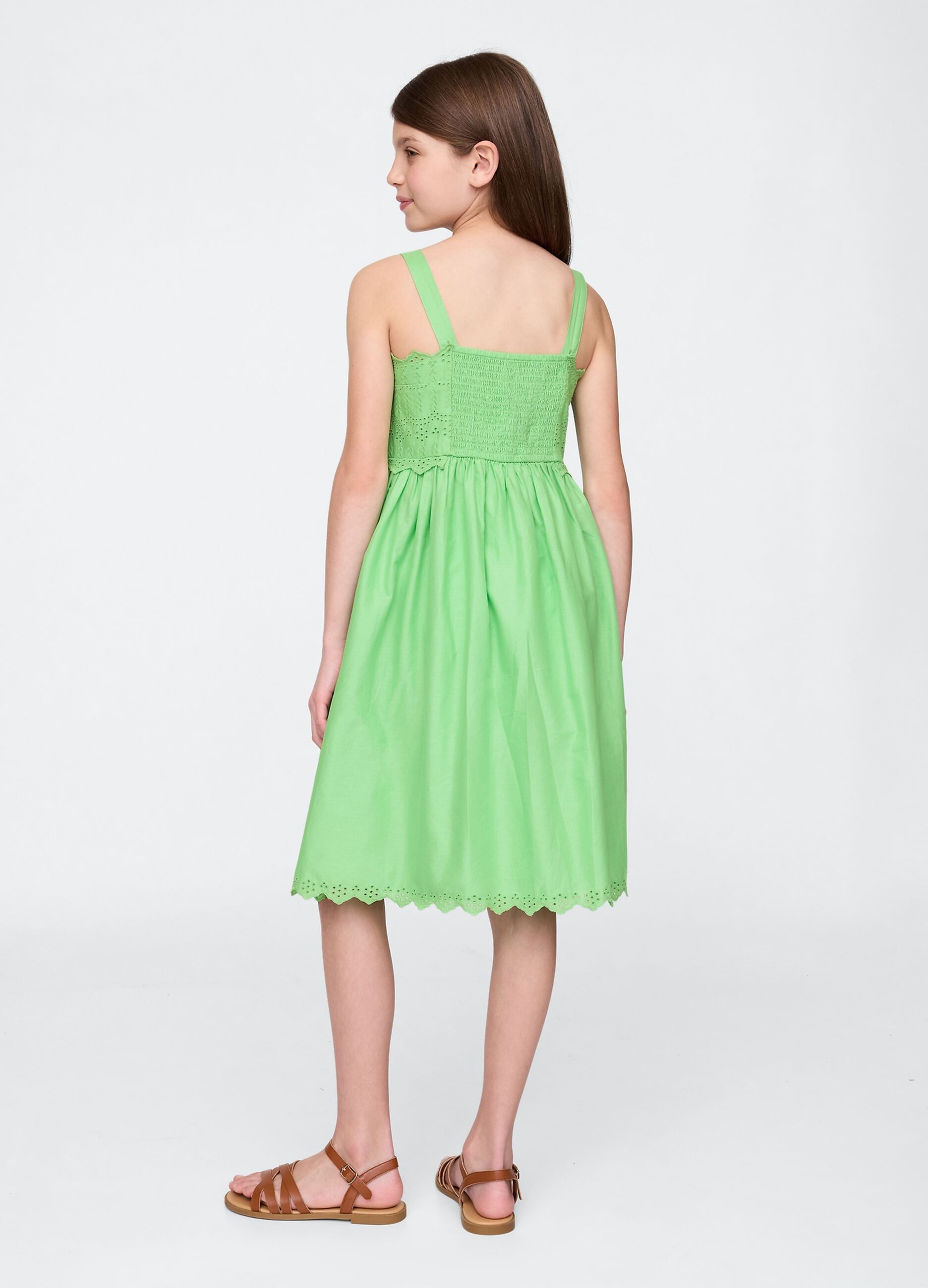 Gap Kids Green Cotton Dress