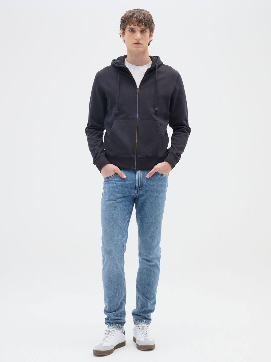 Blue Slim Fit Denim Jeans_0