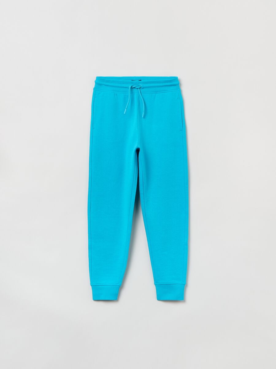 Joggers in felpa con coulisse _0