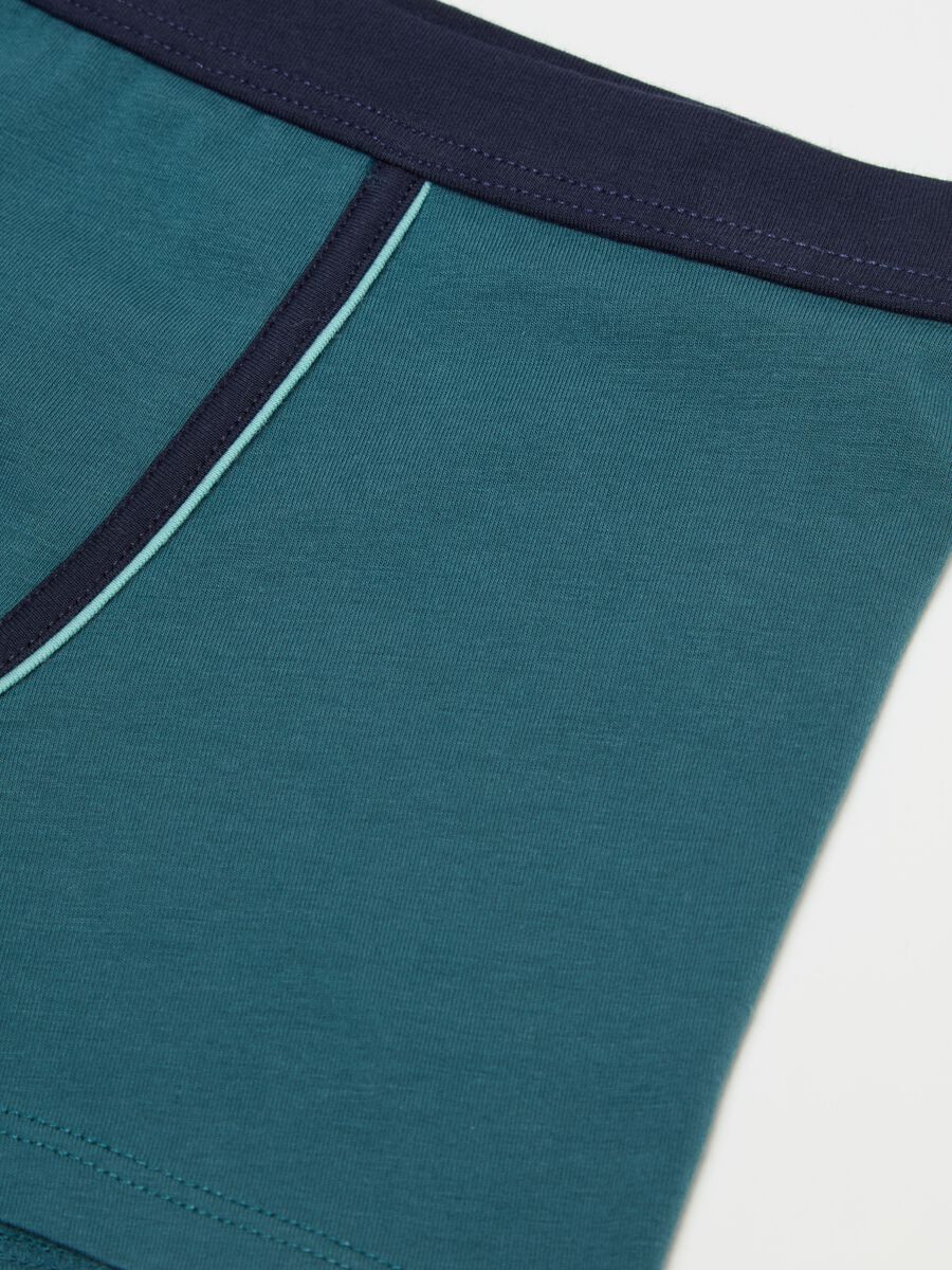 Boxer midi in cotone stretch _3