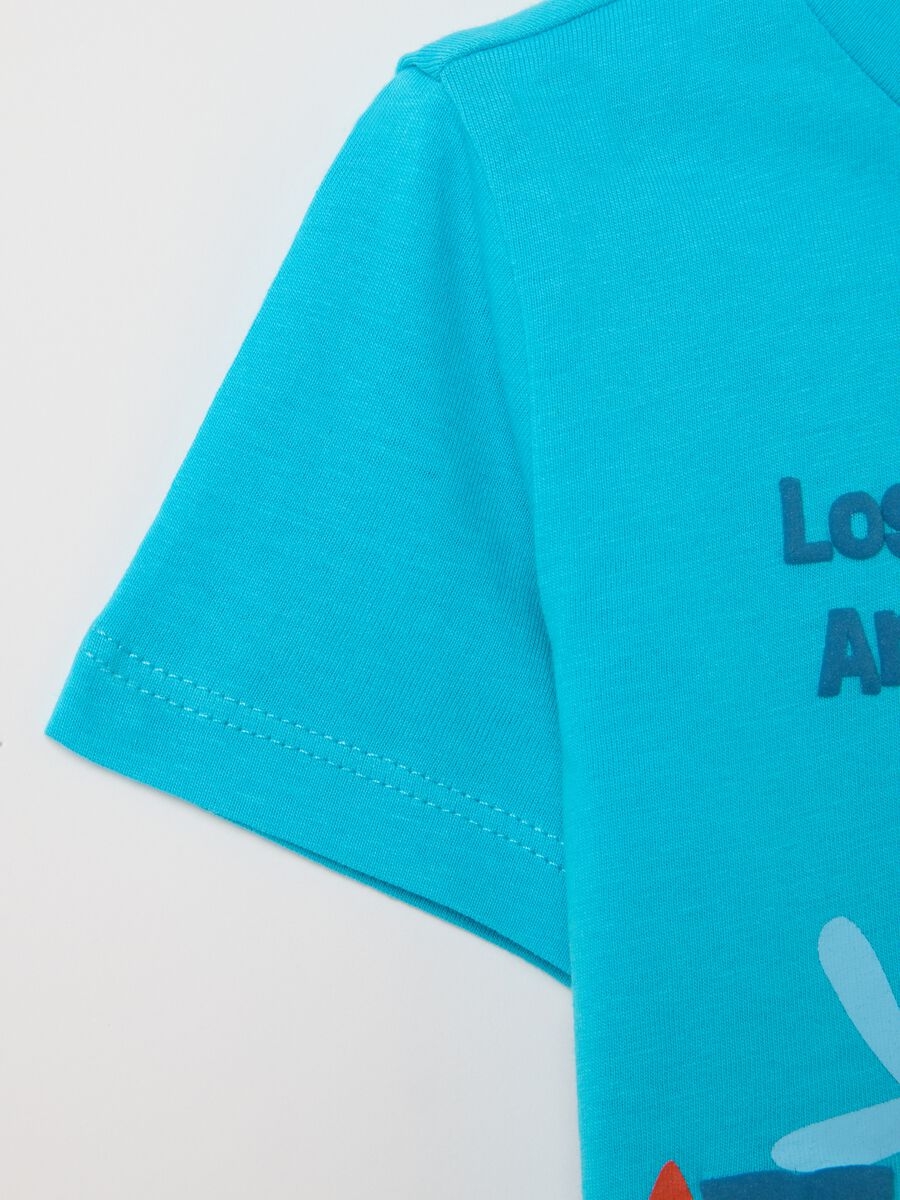 Blue and light blue jogging set for boys in cotton_2