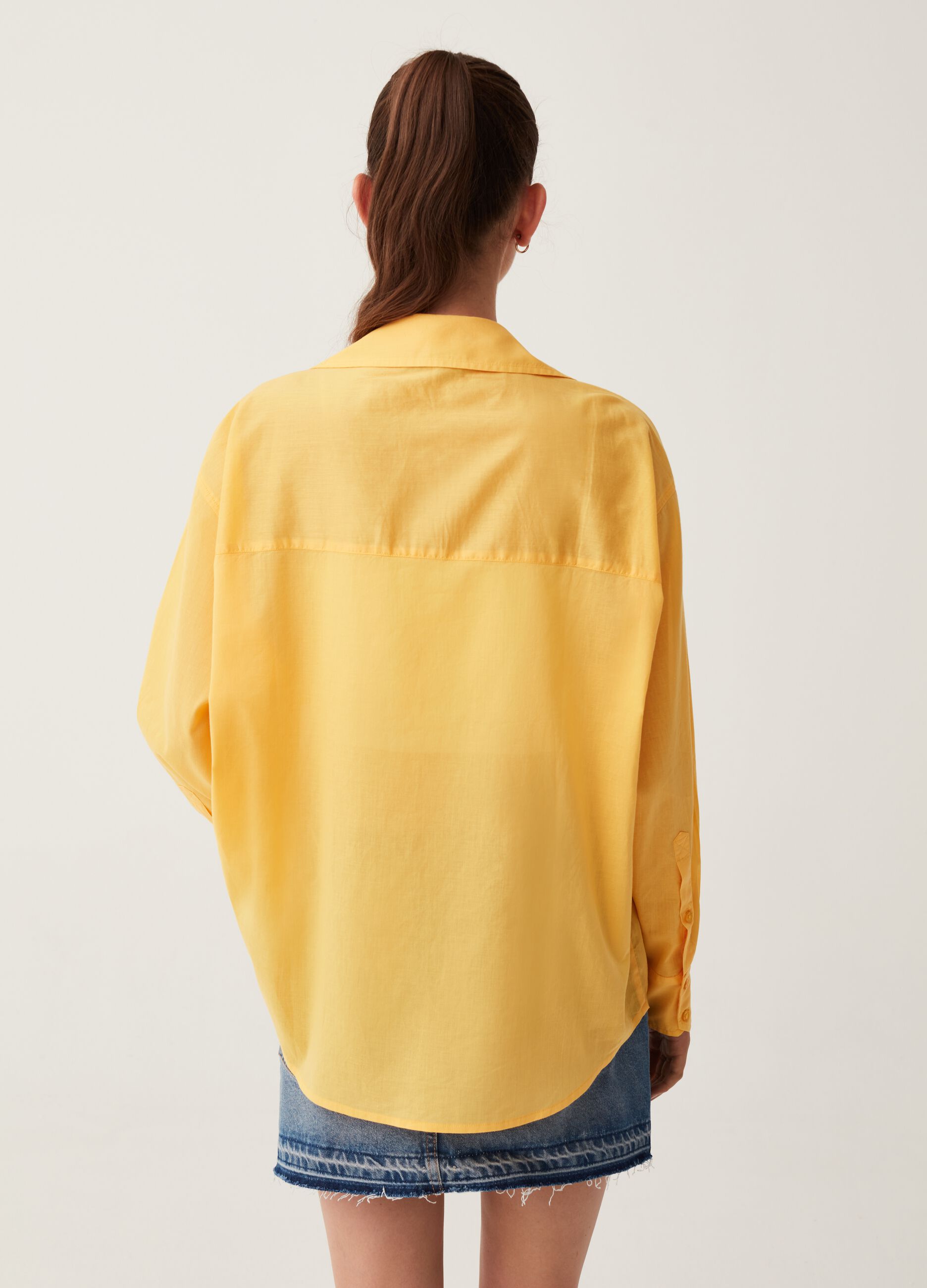 Camicia oversize in cotone Baby Angel_2