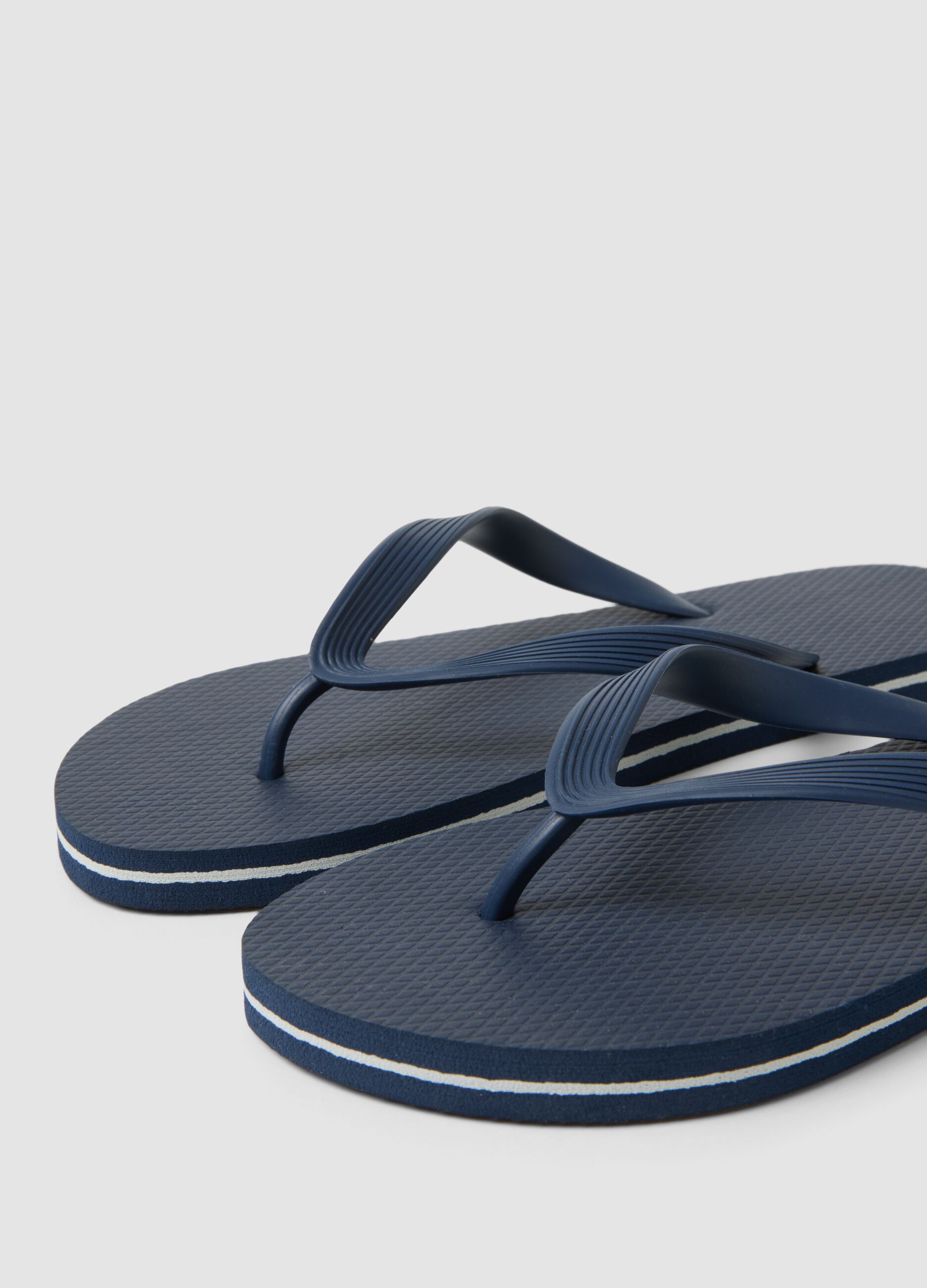 Blue flip-flops