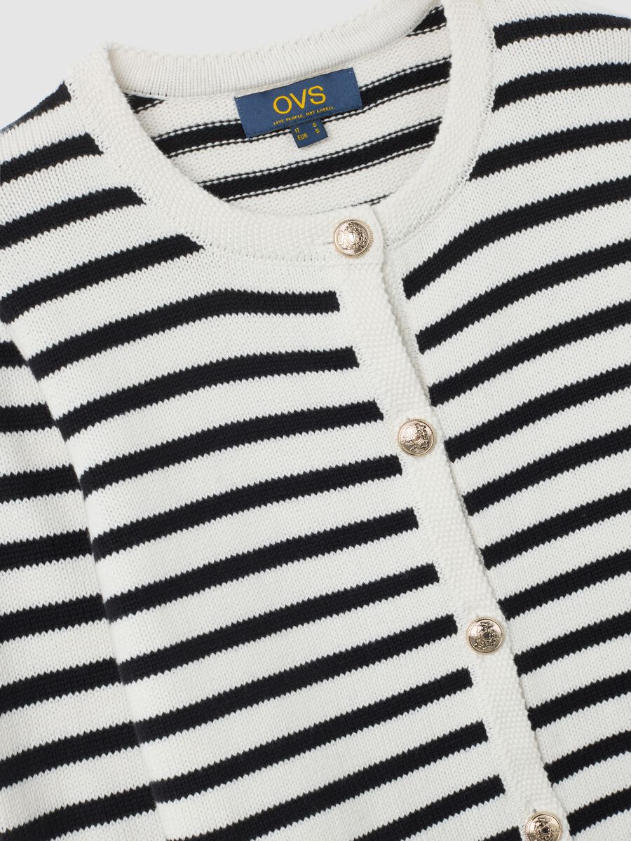 Cardigan in puro cotone multicolor regular fit_5