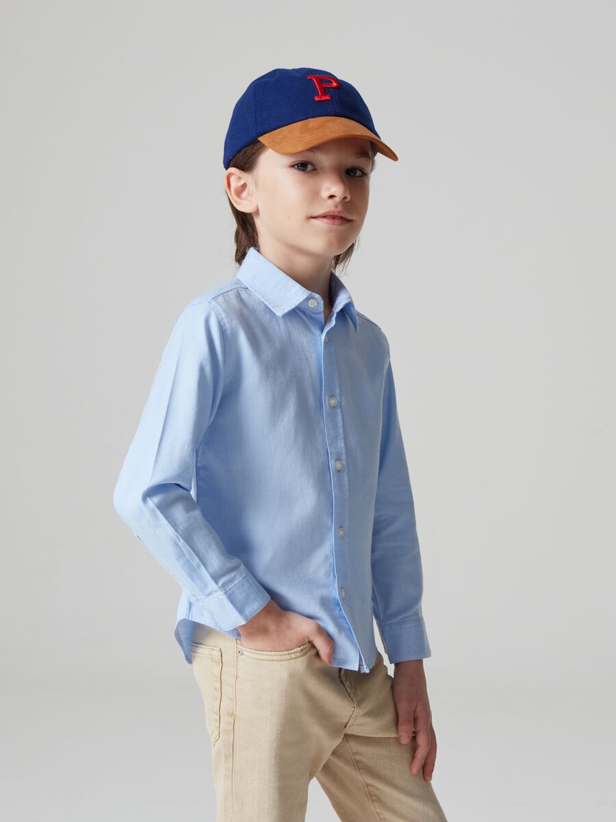Camicia in cotone stretch oxford_4