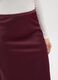 Regular Fit Red Satin Maxi Skirt_3