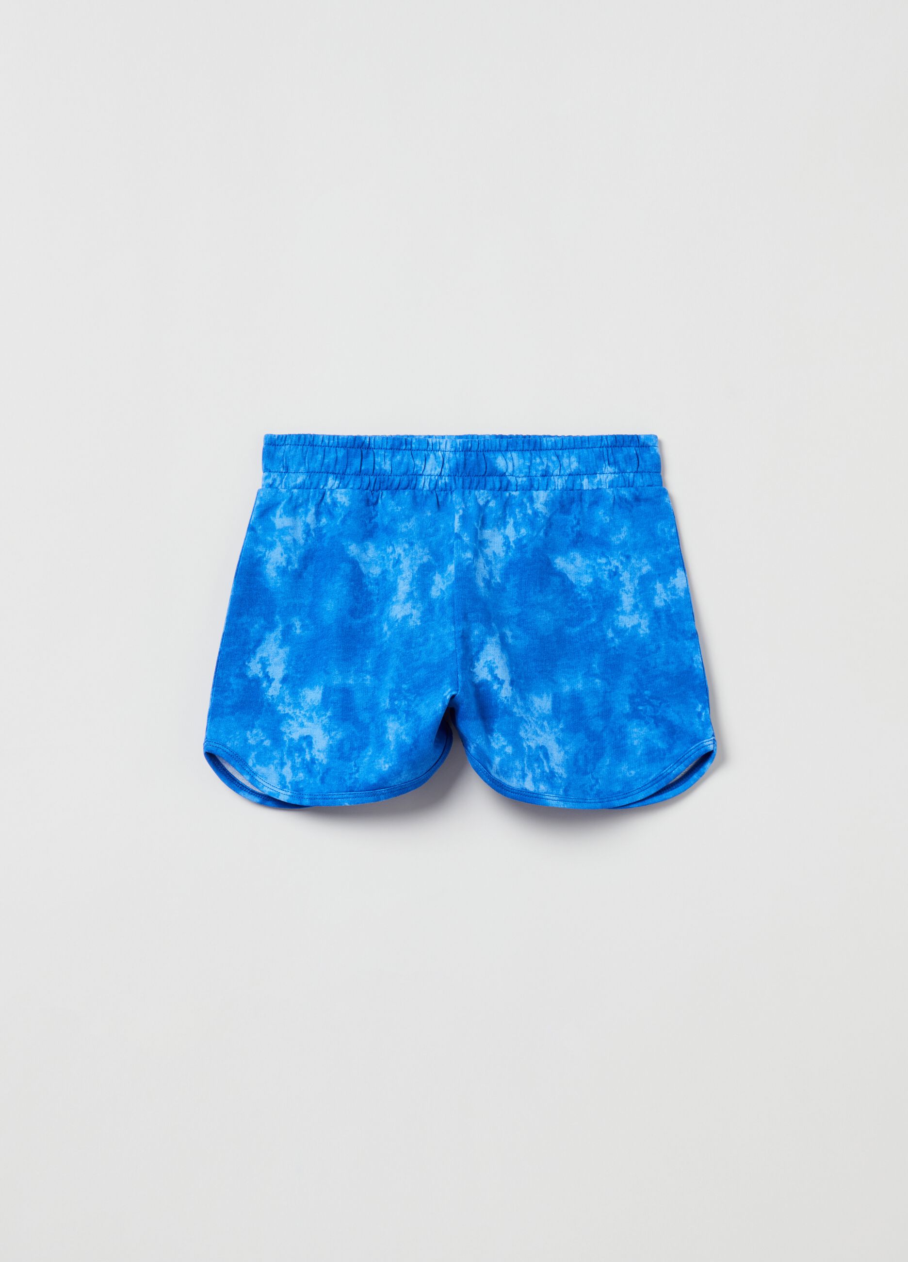 Shorts in French Terry Tie Dye_0