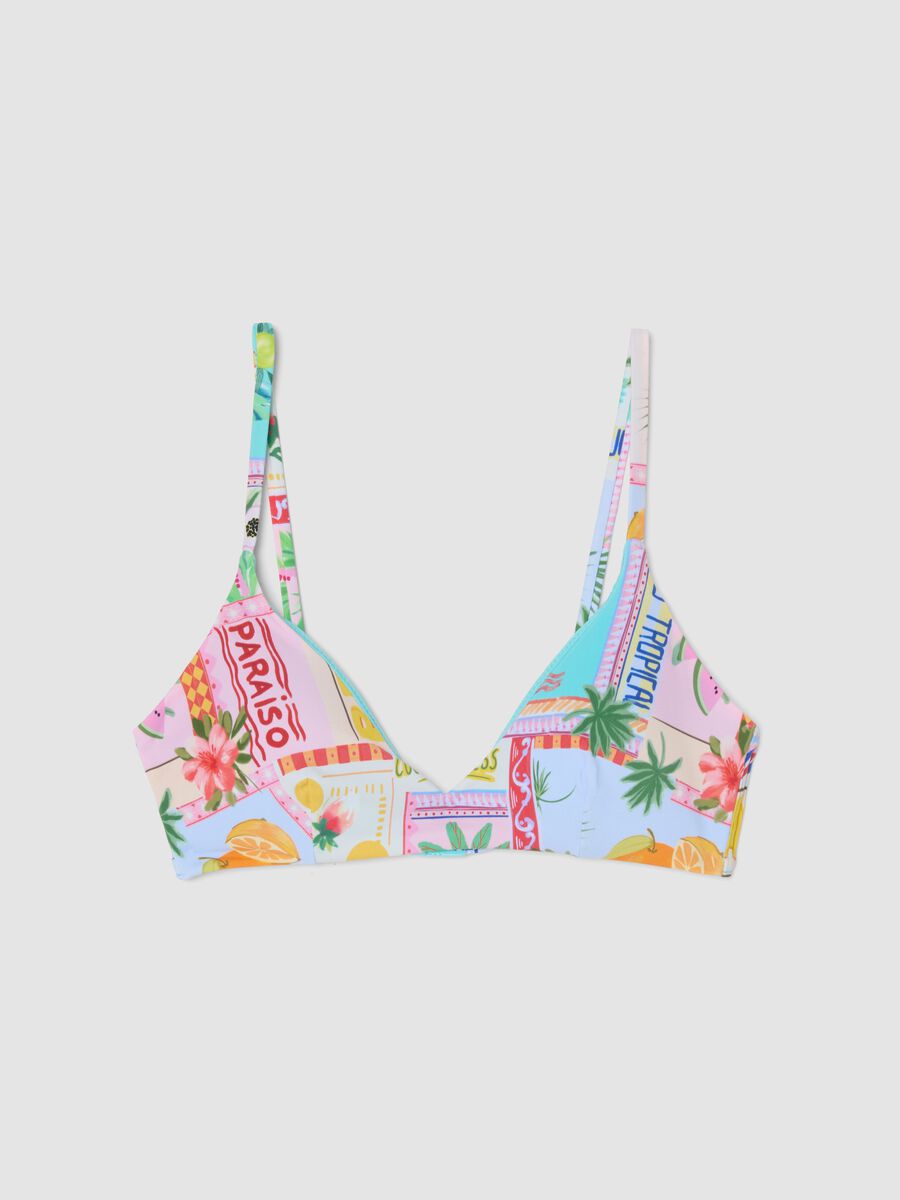 Top bikini multicolor in tessuto elasticizzato_4
