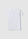 White pure cotton t-shirt regular fit with print for girls_1