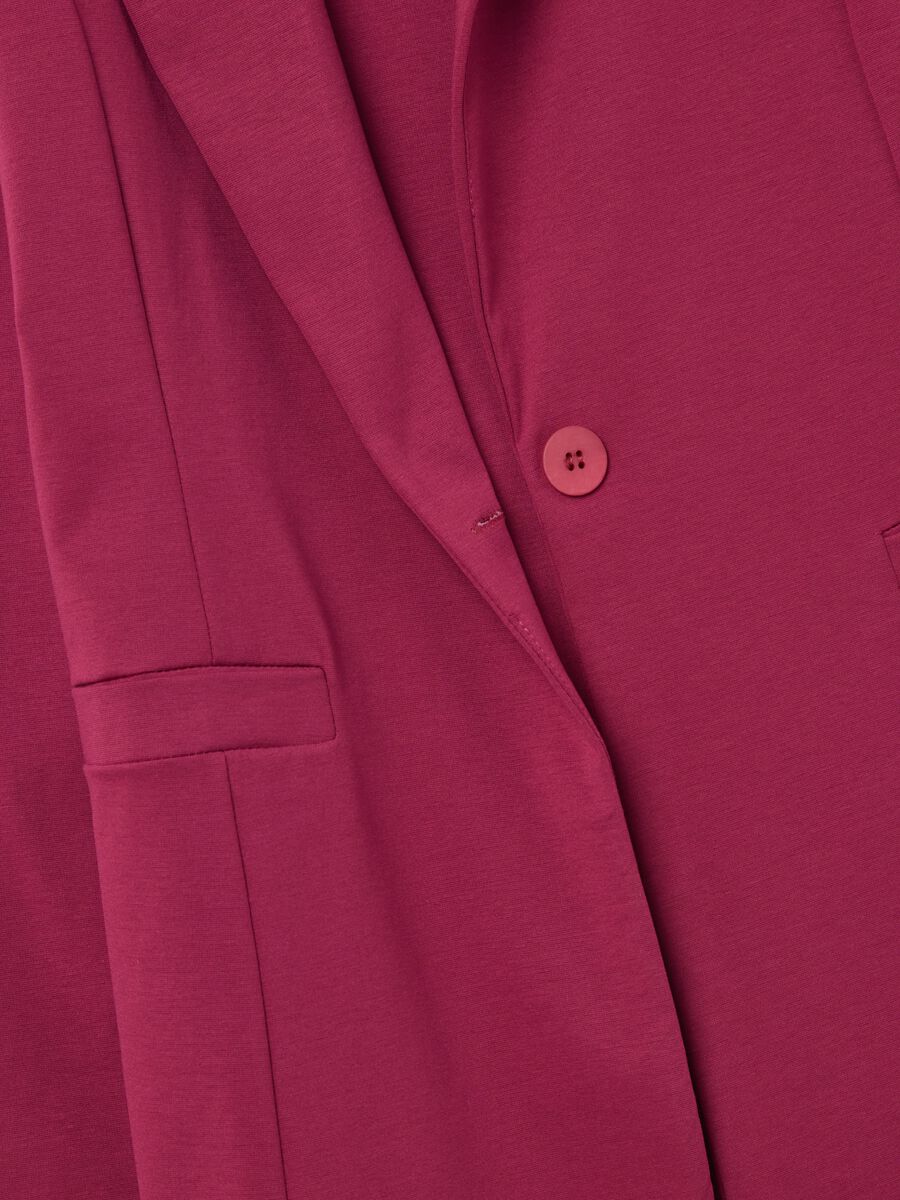 Fuchsia single-breasted blazer_5