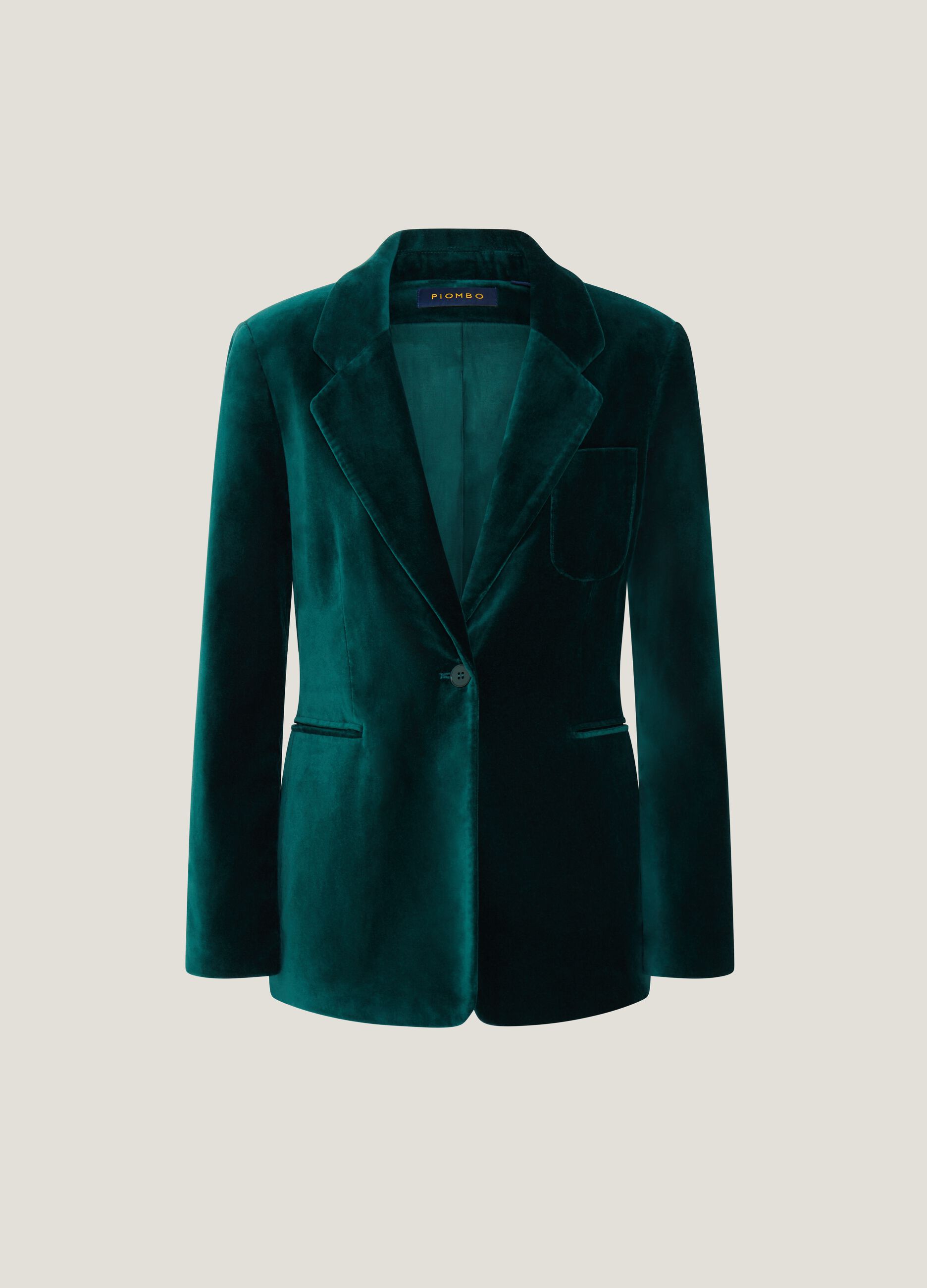 Giacca velluto sales verde donna