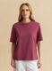 T-shirt viola in puro cotone a maniche corte_2
