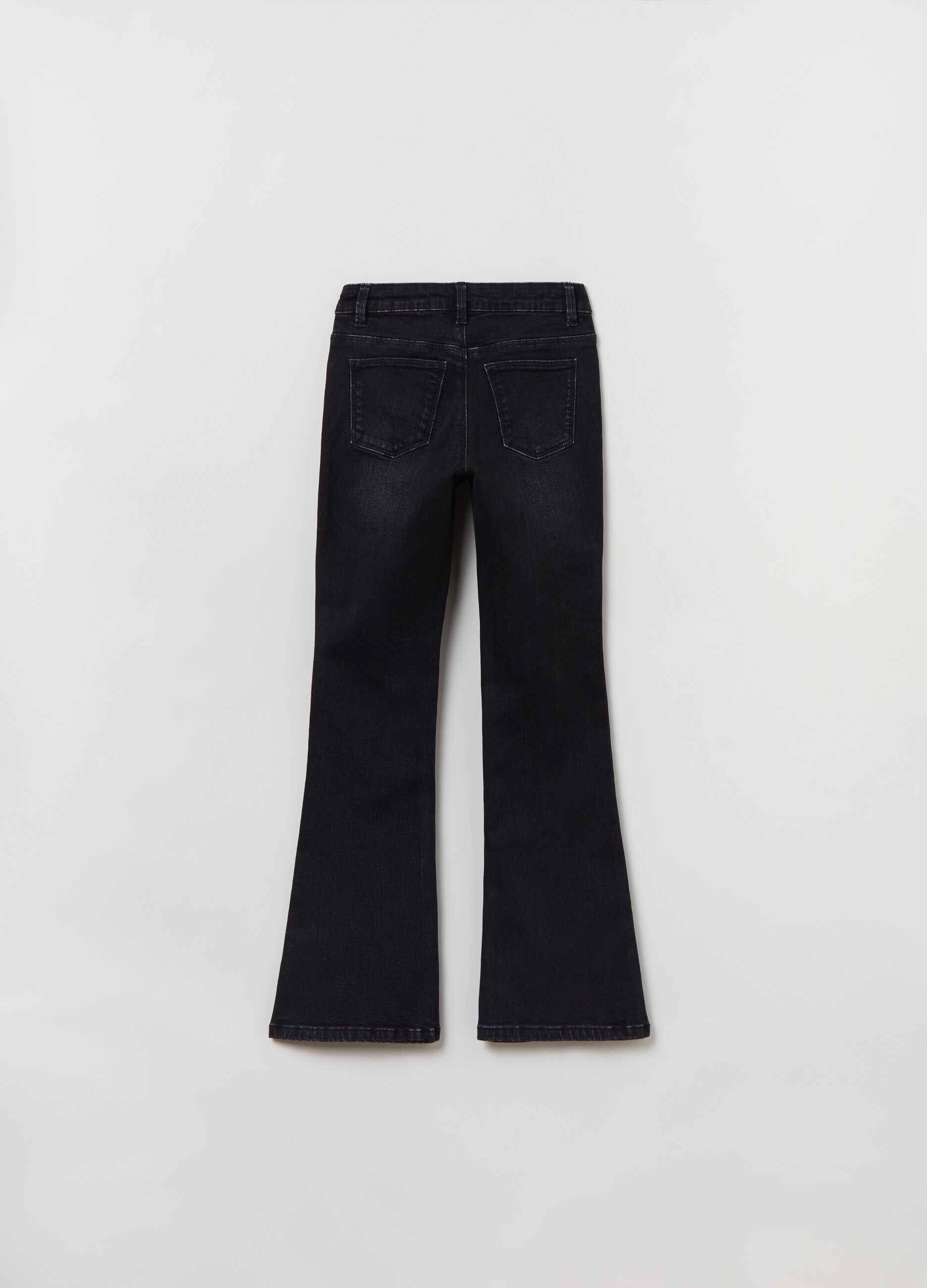 Jeans flare fit cinque tasche _1