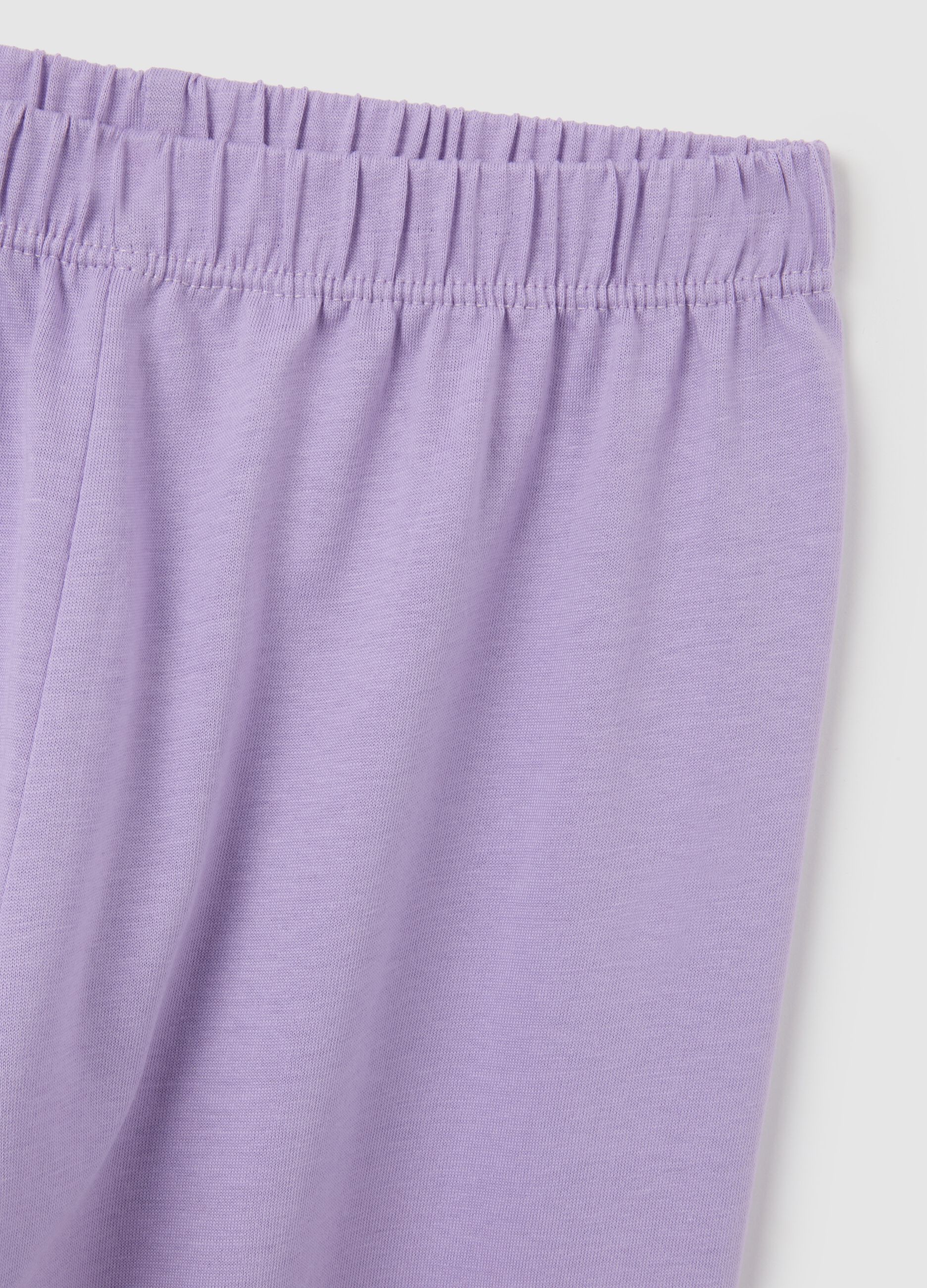 Lilac Pyjamas with Unicorn and Floral Print