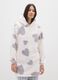 White Sherpa Dressing Gown with Grey Hearts_2