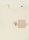 White baby regular-fit T-shirt with print in stretch cotton_1