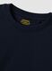Blue long-sleeved pure organic cotton regular fit T-shirt for boys_2