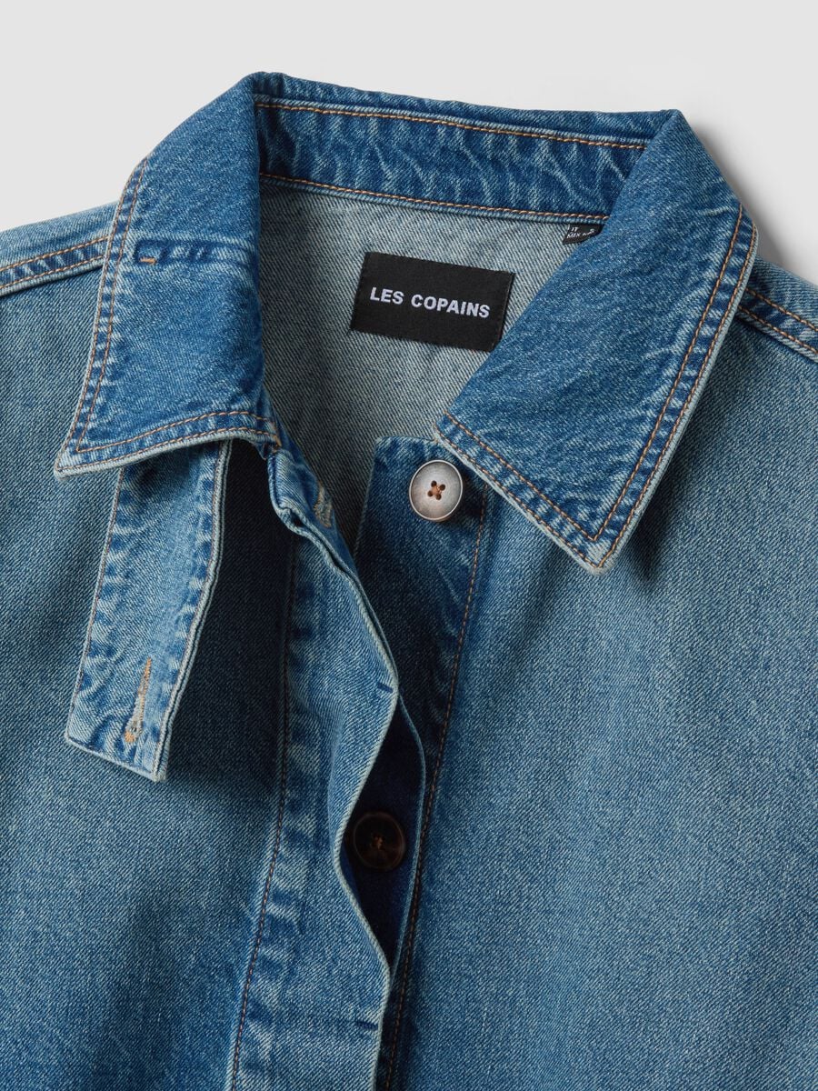 Blue oversized pure-cotton denim jacket_1