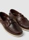 Brown leather boat shoes_1